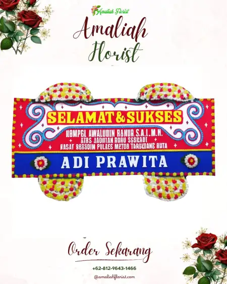 Papan Bunga Ucapan Selamat Makam