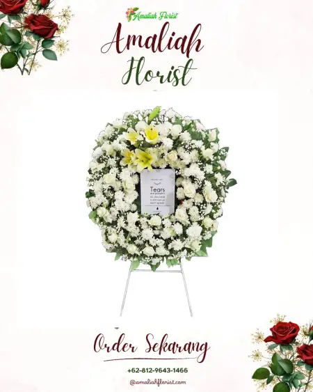 Krans Bunga Duka Makam